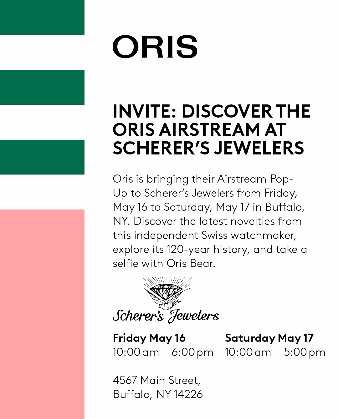 Oris Airstream invitation