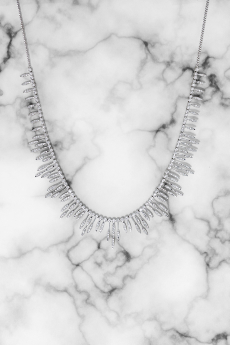 2.20ct Diamond Sparkler Necklace with Bolo Chain